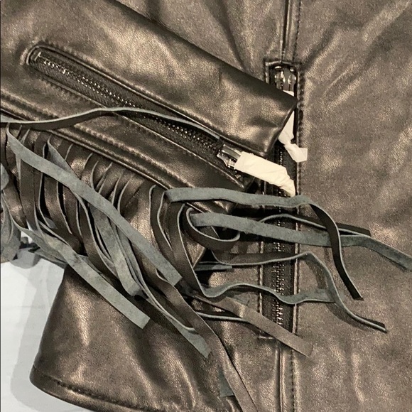 Victoria’s Secret Supermodel Fringe Leather Jacket - Picture 6 of 8